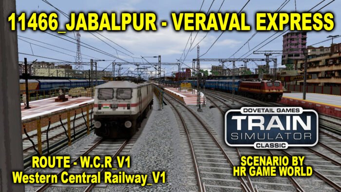 11466 11466_JABALPUR - VERAVAL EXPRESS - Image 1