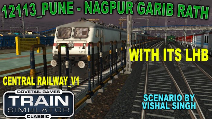 12113 12113_PUNE - NAGPUR GARIB RATH - Image 1